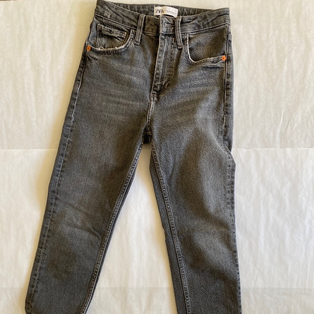 Zara Denim, faded black jeans